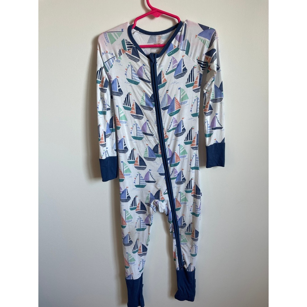 Little Sleepies Boys Sailboat Zippy 3T